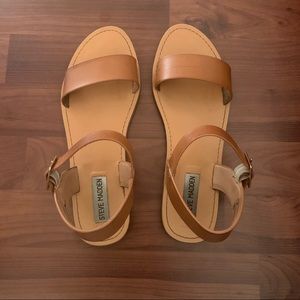 Steve Madden Tan Strappy Sandals